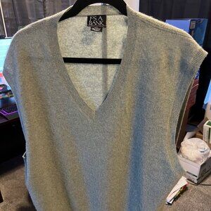 Jos. A. Bank Cashmere Sweater Vest Green